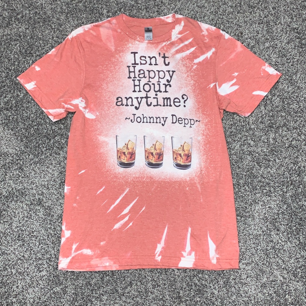 Johnny Depp Happy Hour T Shirt